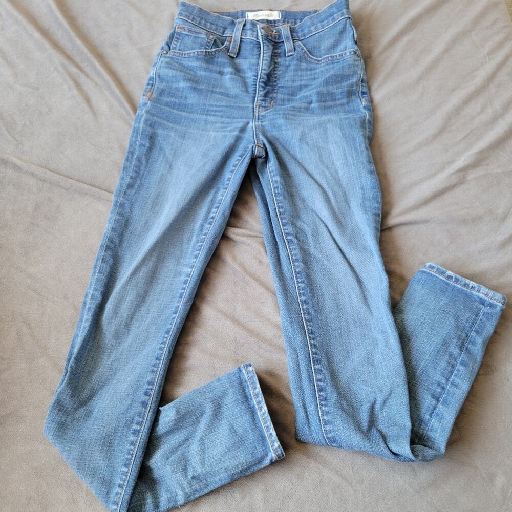Madewell Faded Blue Skinny Jeans